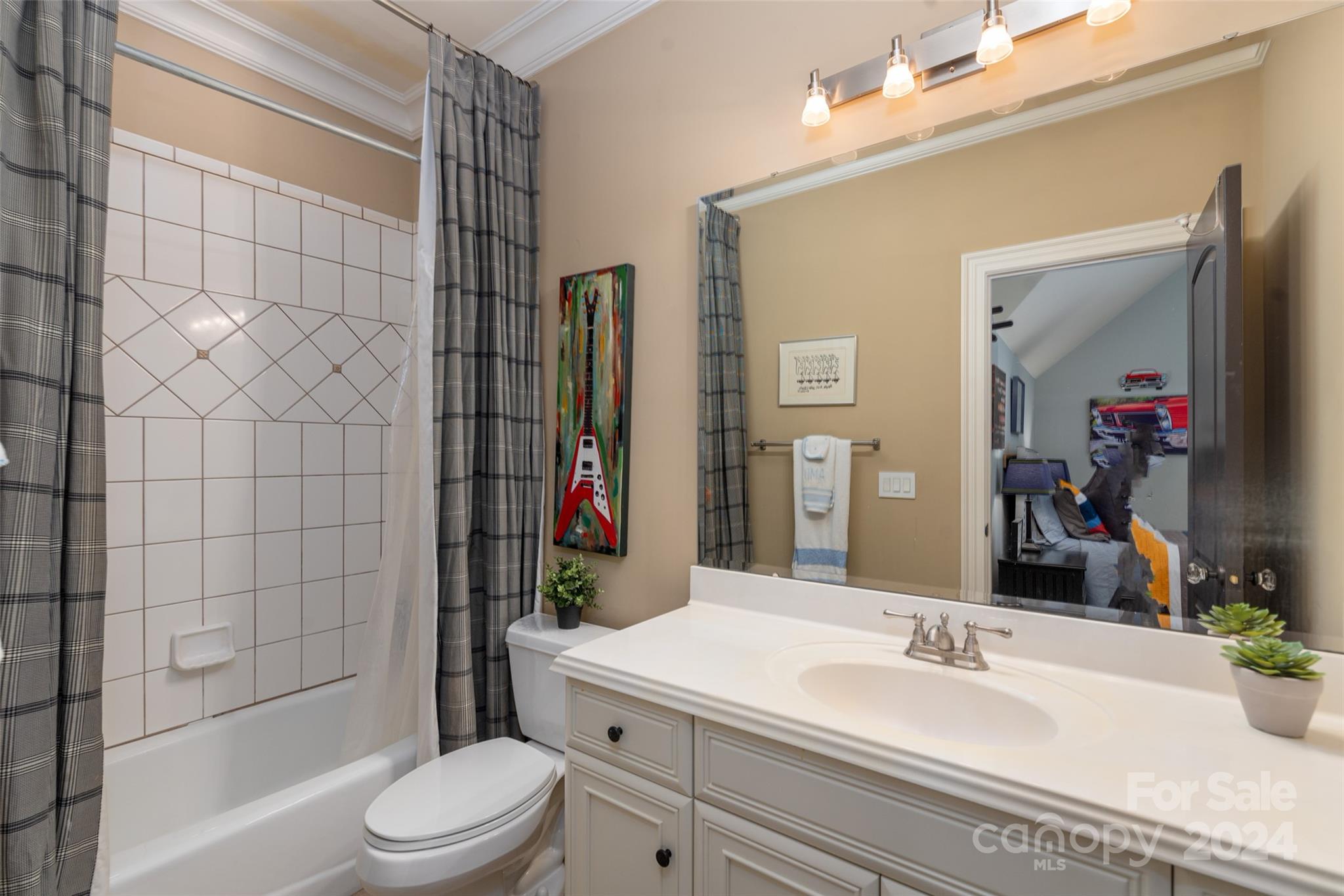 8432 Highgrove Street Charlotte, NC 28277 - Photo 36 of 46 a bathroom with a sink toilet and shower
