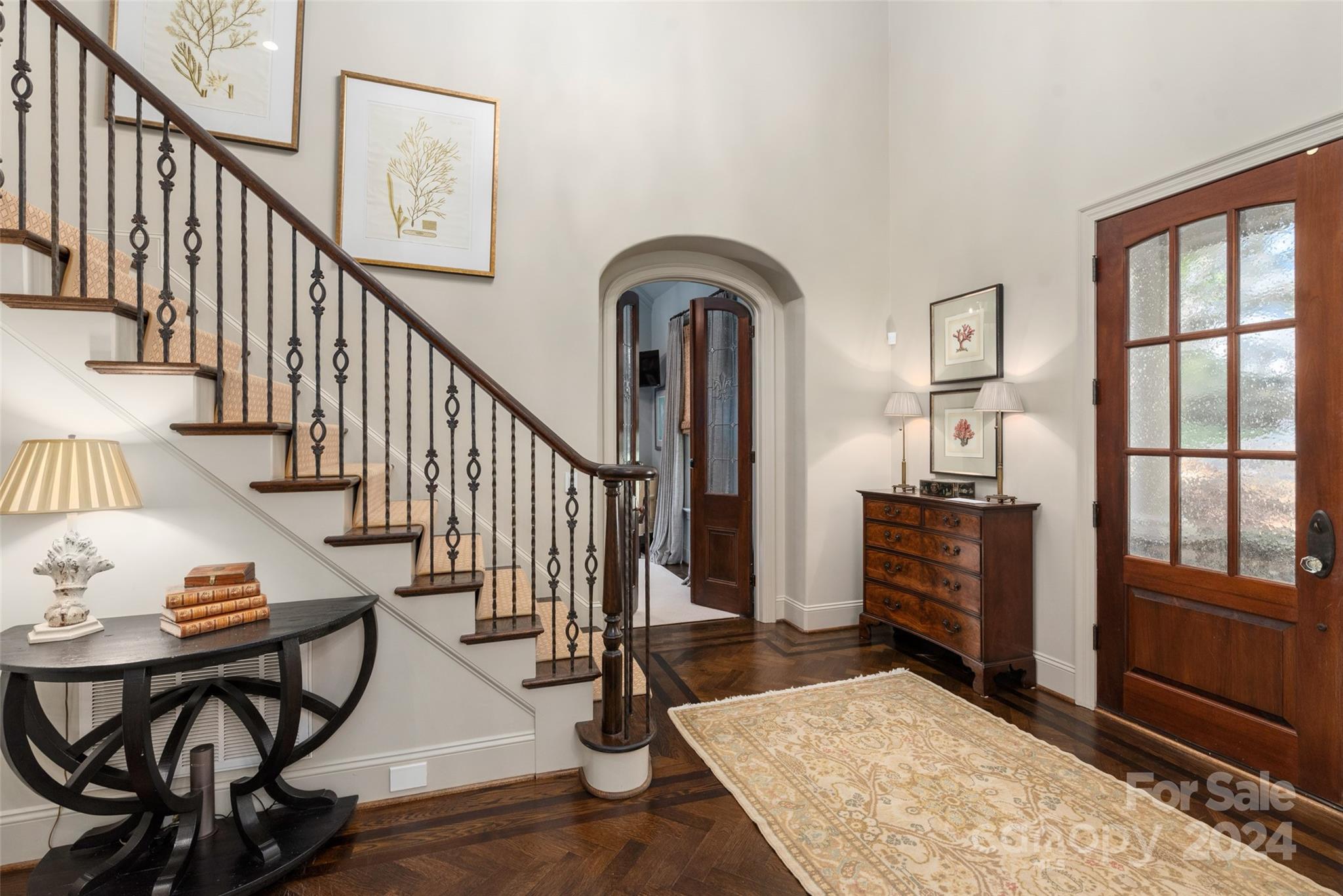 8432 Highgrove Street Charlotte, NC 28277 - Photo 5 of 46 a view of hall way with furniture and staircase