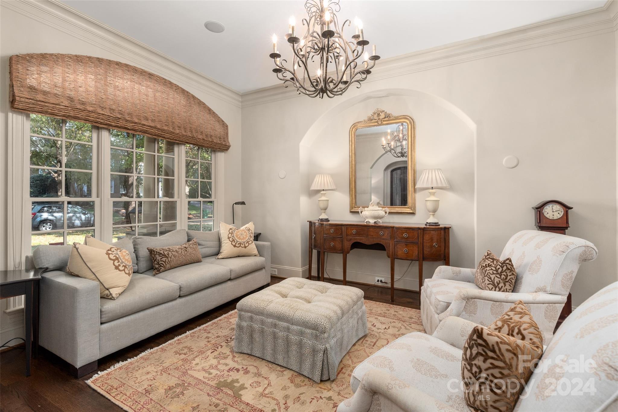 8432 Highgrove Street Charlotte, NC 28277 - Photo 9 of 46 a living room with furniture and a large window
