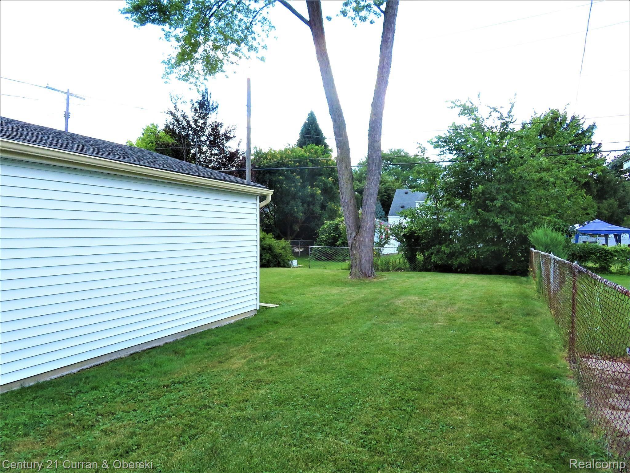 3428 Harding Street Dearborn, MI 48124 - Photo 23 of 24 Deep Back Yard that is mostly fenced in
