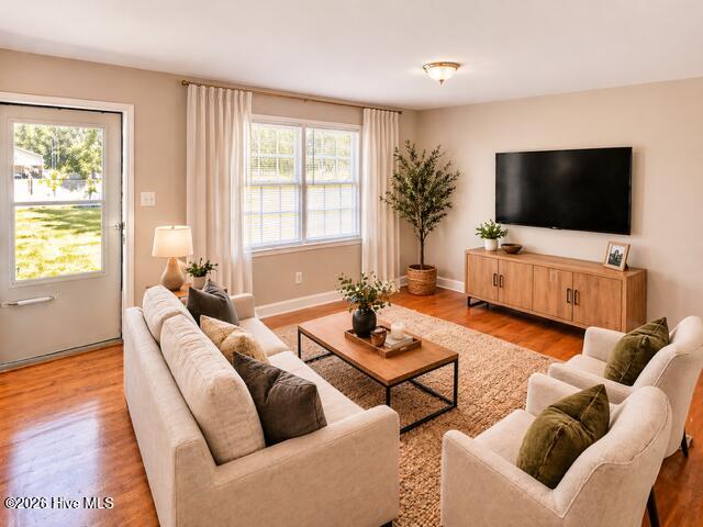 5500 Gaskins Road Grimesland, NC 27837 - Photo 3 of 11 living room, digitally staged