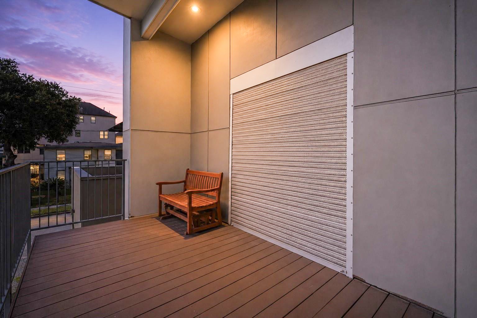 1820 Palm Street Houston, TX 77004 - Photo 24 of 47 a view of a room with wooden floor and bench