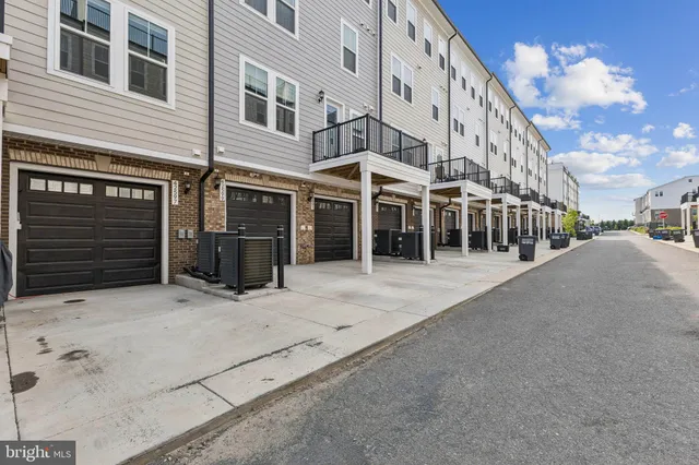 a view of a building with a street