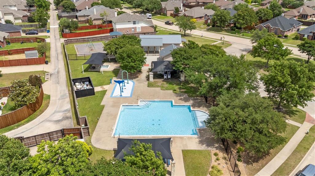 2271 Fieldcrest Drive Rockwall, TX 75032 - Photo 24 of 24 an aerial view of a house with garden space and street view