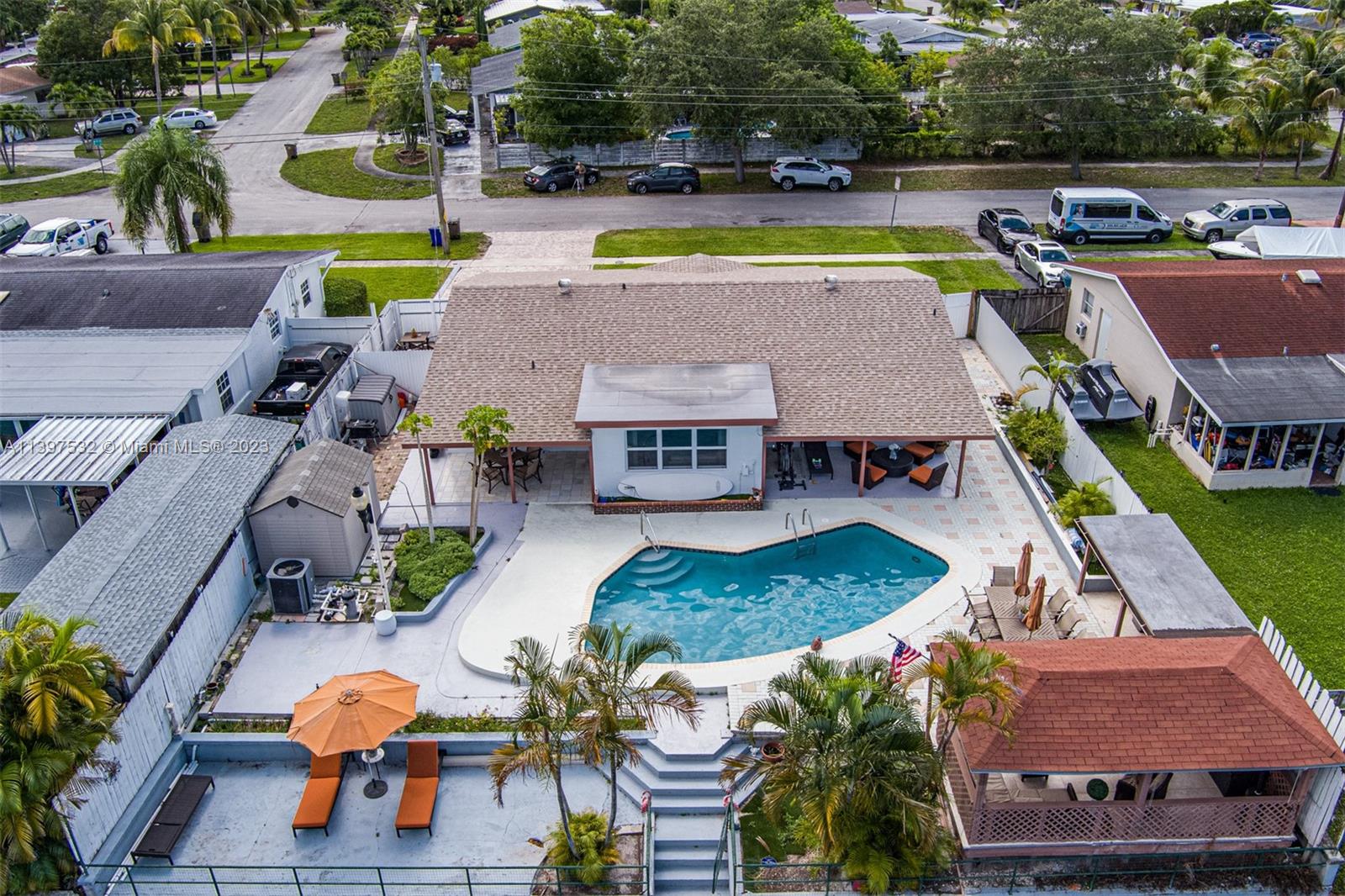 3820 Northwest 7th Avenue Deerfield Beach, FL 33064 - Photo 11 of 37 an aerial view of a house with swimming pool