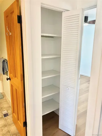 wooden floor in a room