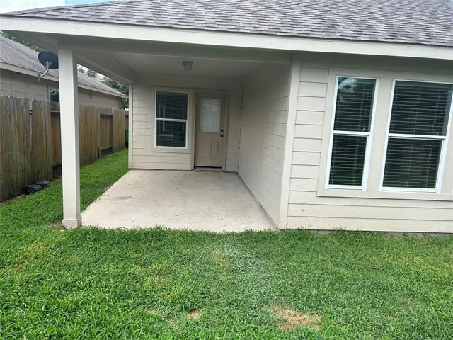 a view of front door of house