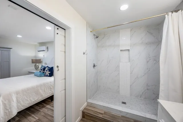 a view of swimming pool with outdoor seating