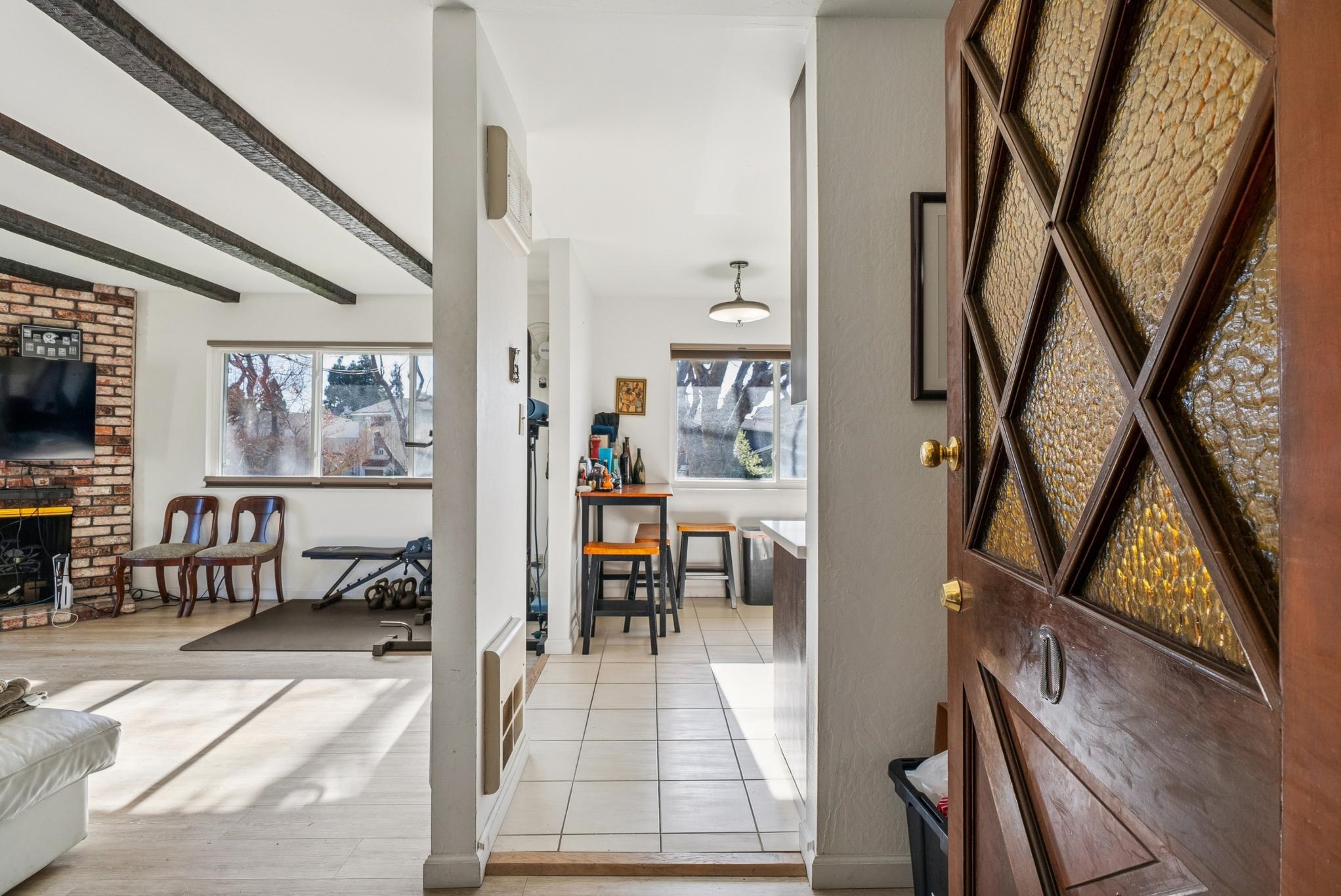 1401 Cottage Street, Unit D Alameda, CA 94501 - Photo 3 of 25 a view of living room with furniture and large window