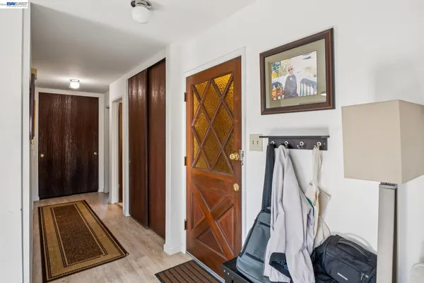 a view of front door
