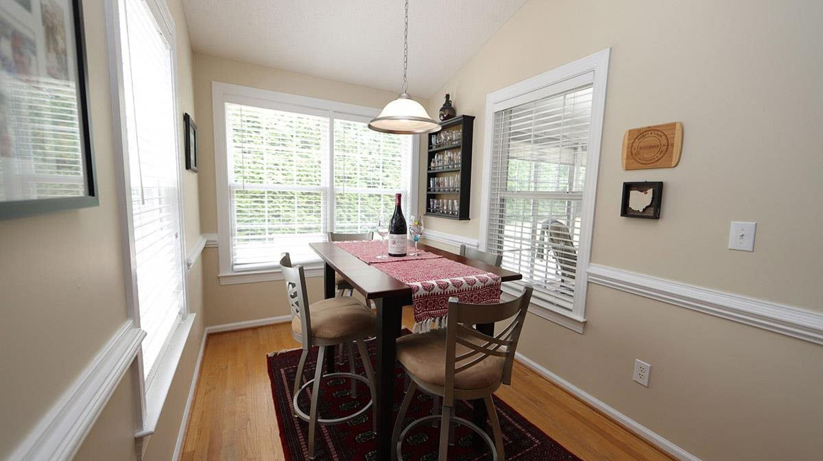 3820 Evander Way Raleigh, NC 27613 - Photo 14 of 30 The breakfast room is light filled with windows on 3 sides. Breakfast Room