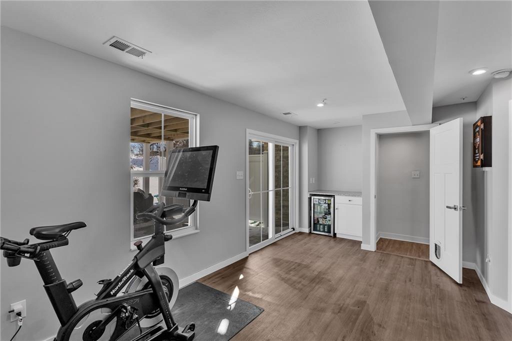 7406 Chestnut Way Gibsonia, PA 15044 - Photo 33 of 42 a view of a room with gym equipment