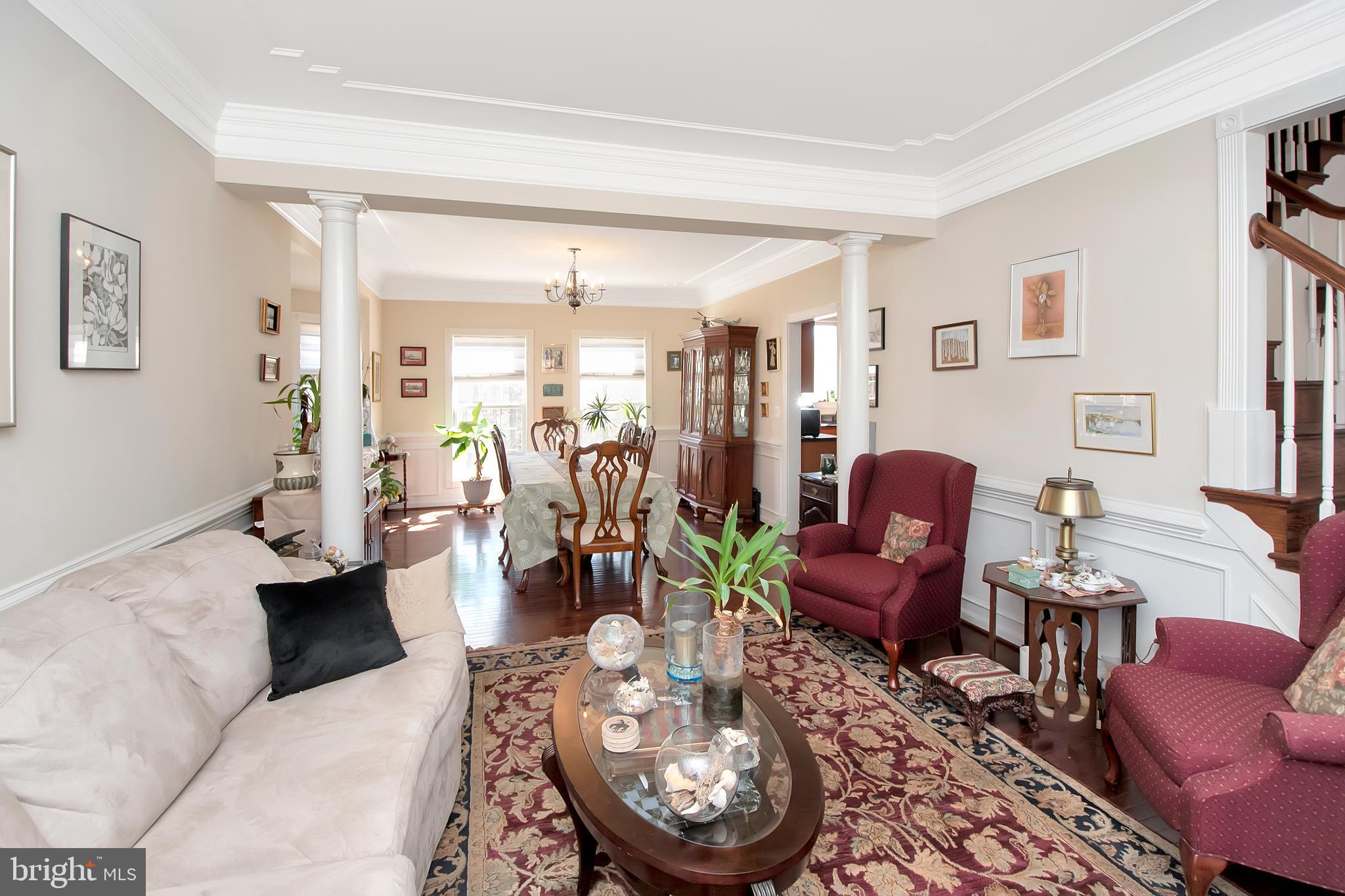 6 Johnson Mill Ridge Fredericksburg, VA 22406 - Photo 4 of 66 Formal Living Room with Gorgeous Molding
