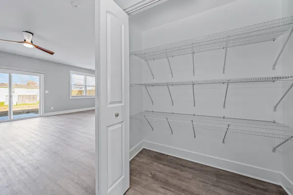 wooden floor in an empty room