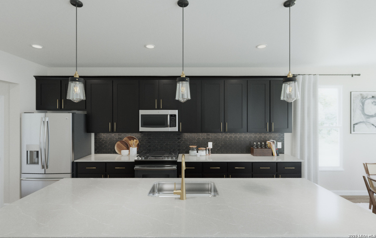 145 Yale Street Seguin, TX 78155 - Photo 5 of 24 a living room with furniture and a flat screen tv