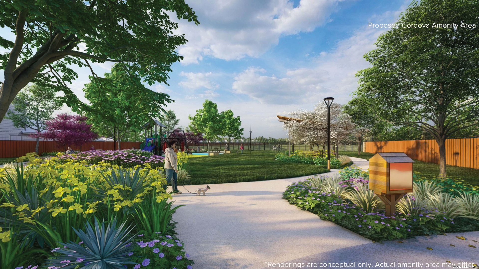 145 Yale Street Seguin, TX 78155 - Photo 10 of 24 a view of a garden with flowers and trees