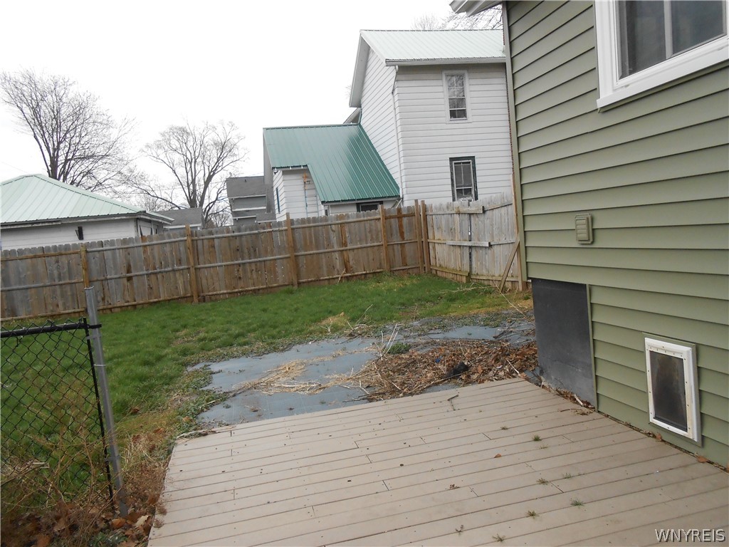 512 Eagle Street Ridgeway, NY 14103 - Photo 38 of 40 Backyard View (former dog kennel area)