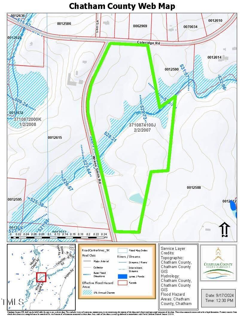 0 Coleridge Road Siler City, NC 27344 - Photo 25 of 25 Flood Map
