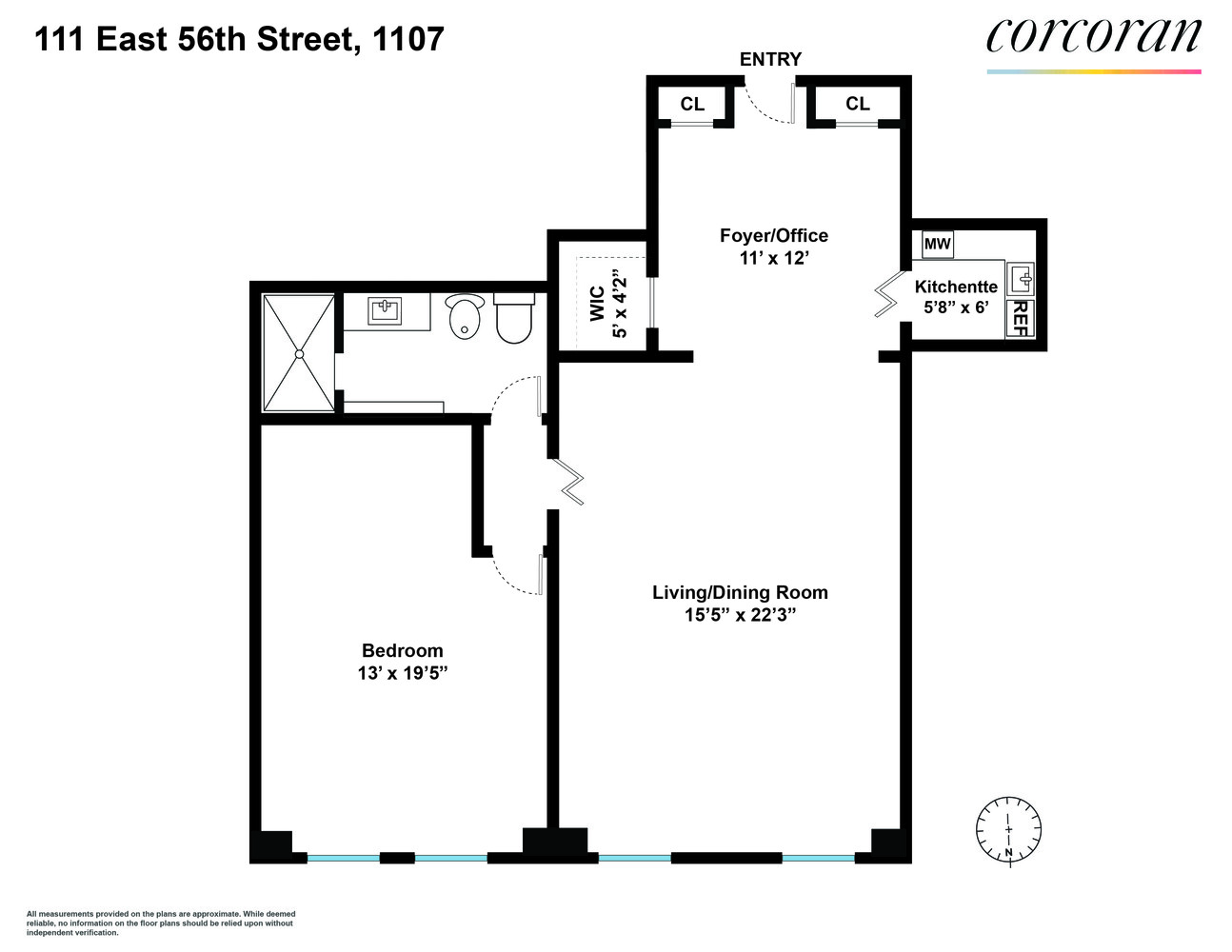 111 East 56th Street, Unit 1107 Manhattan, NY 10022 - Photo 6 of 6