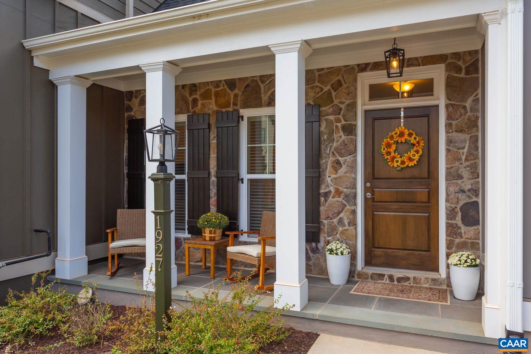 1927 Fowler Street Charlottesville, VA 22901 - Photo 4 of 36 a front view of a house with a porch