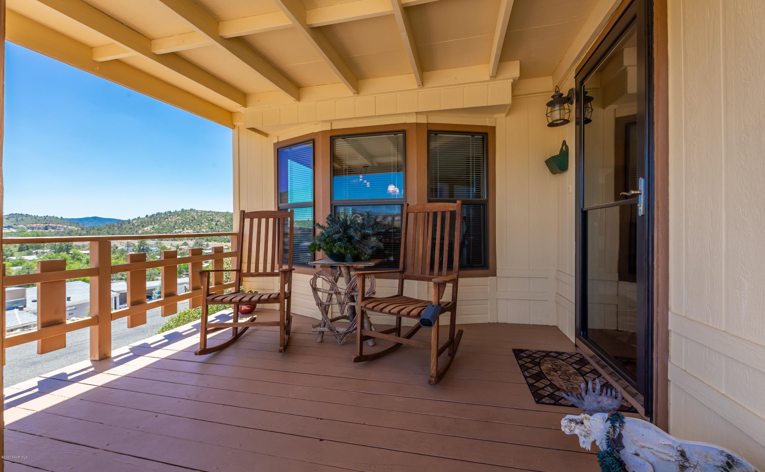 2346 Hillside Loop Road Prescott, AZ 86301 - Photo 3 of 41 003_Covered Front Entry Deck
