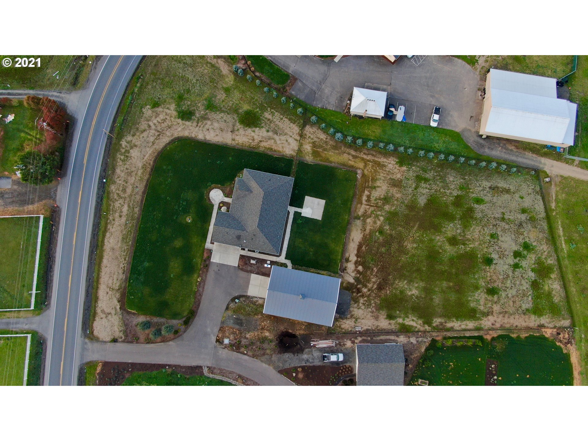 8765 Southwest River Road Hillsboro, OR 97123 - Photo 31 of 31 an aerial view of a house