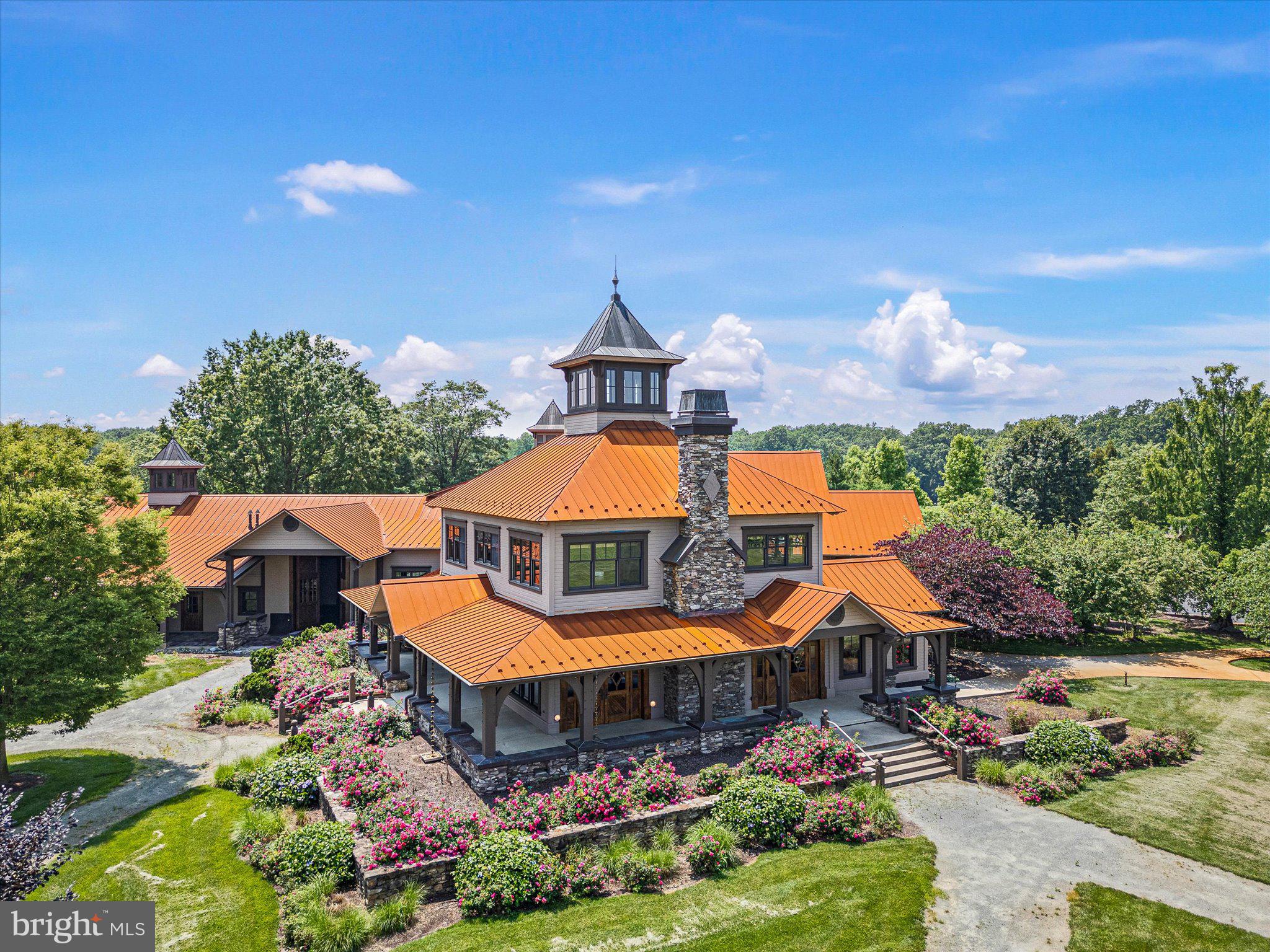 1455 Cayots Corner Road Chesapeake City, MD 21915 - Photo 6 of 141 an aerial view of a house with yard swimming pool and outdoor seating