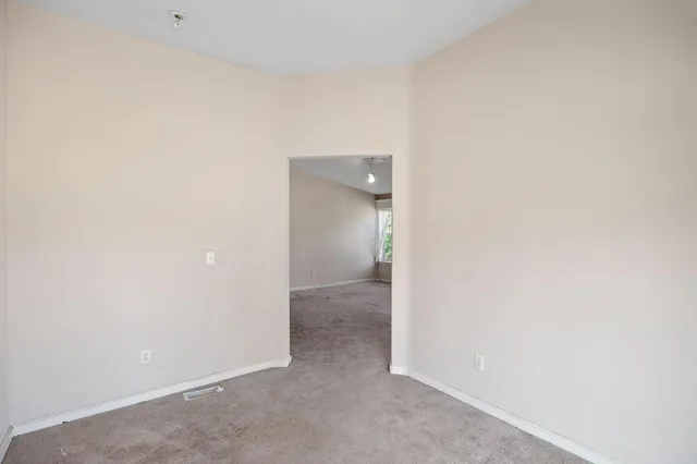 a view of a road with an ocean view