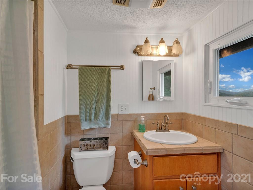 920 Hall Top Road Waynesville, NC 28786 - Photo 24 of 36 a bathroom with a sink and a mirror