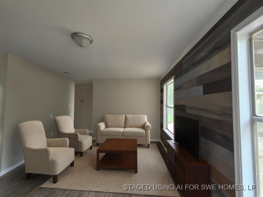 1110 Greencroft Street Channelview, TX 77530 - Photo 5 of 24 a living room with furniture and a fireplace
