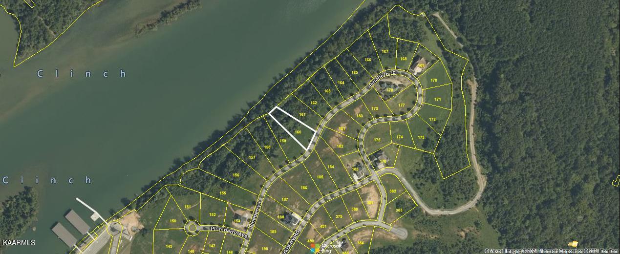 164 Pineberry East Road, Unit LOT 160 Oak Ridge, TN 37830 - Photo 2 of 34 Aerial from CRS - Lot 160 #1