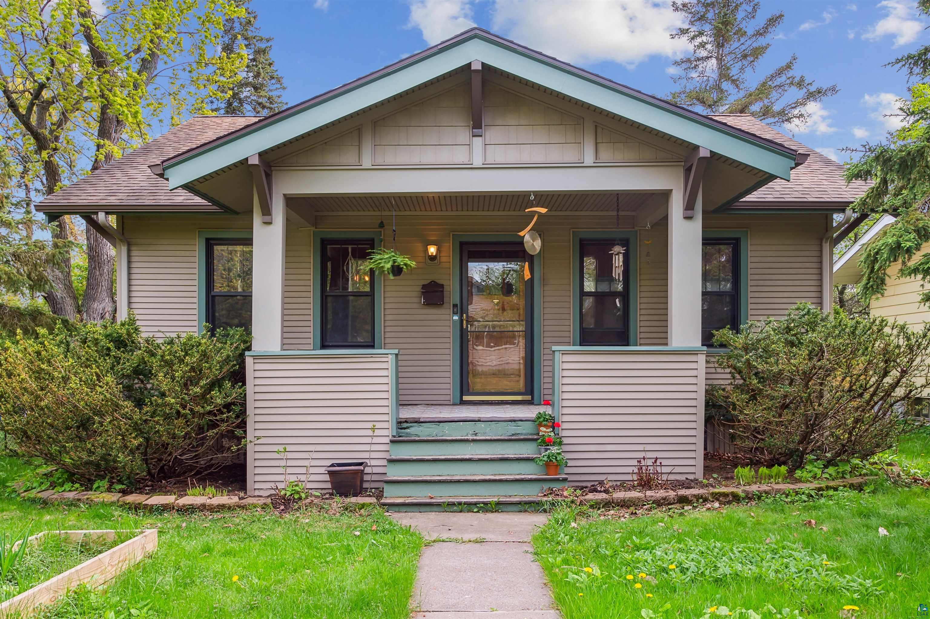 Bungalow-style home with covered porch