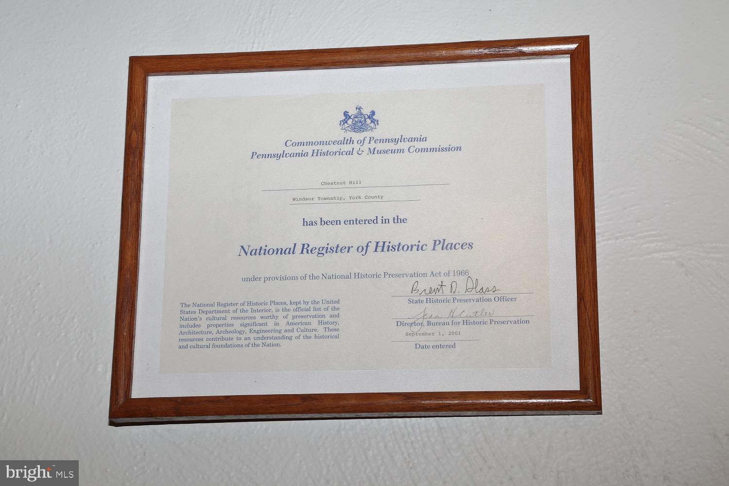 1105 Windsor Road Red Lion, PA 17356 - Photo 70 of 70 NRHP certificate