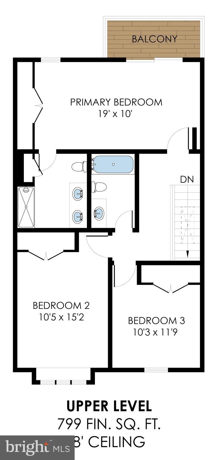 8530 Raglan Road Vienna, VA 22182 - Photo 57 of 59 Upper level floor plan