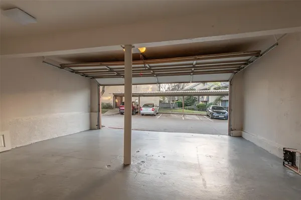 a view of parking garage