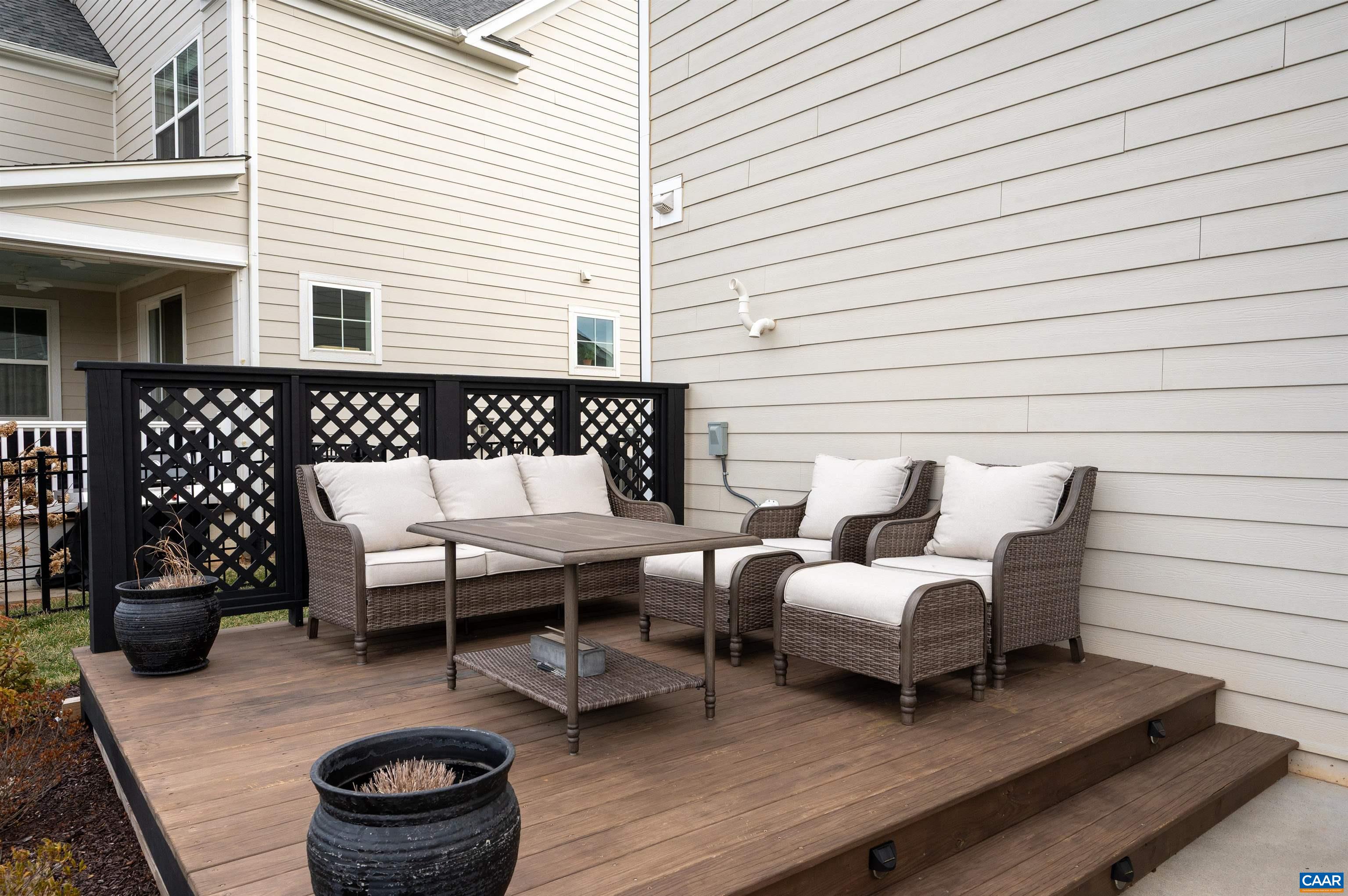 430 Claibourne Road Crozet, VA 22932 - Photo 20 of 25 a roof deck with couch and chairs