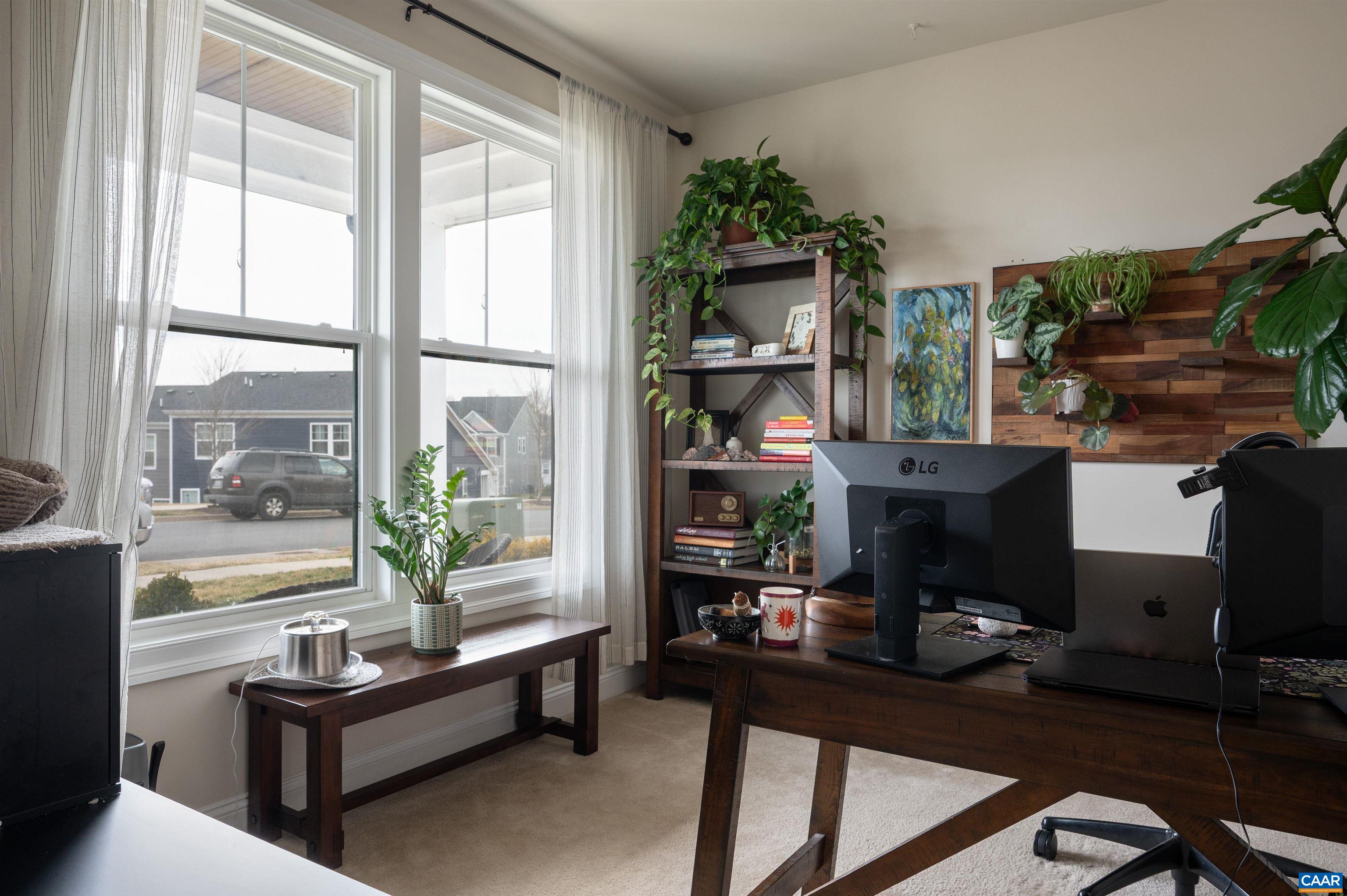 430 Claibourne Road Crozet, VA 22932 - Photo 10 of 25 a view of a workspace with a window and workspace