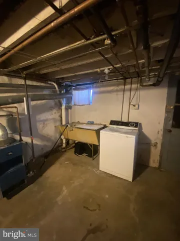 a view of storage and utility room