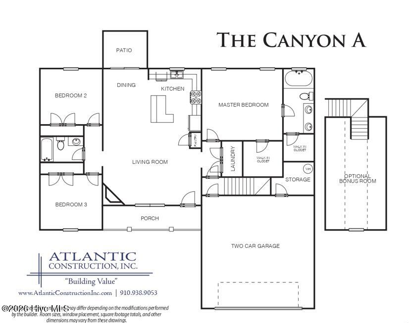 111 Anderson Avenue Holly Ridge, NC 28445 - Photo 29 of 29 Floorplan - Builder
