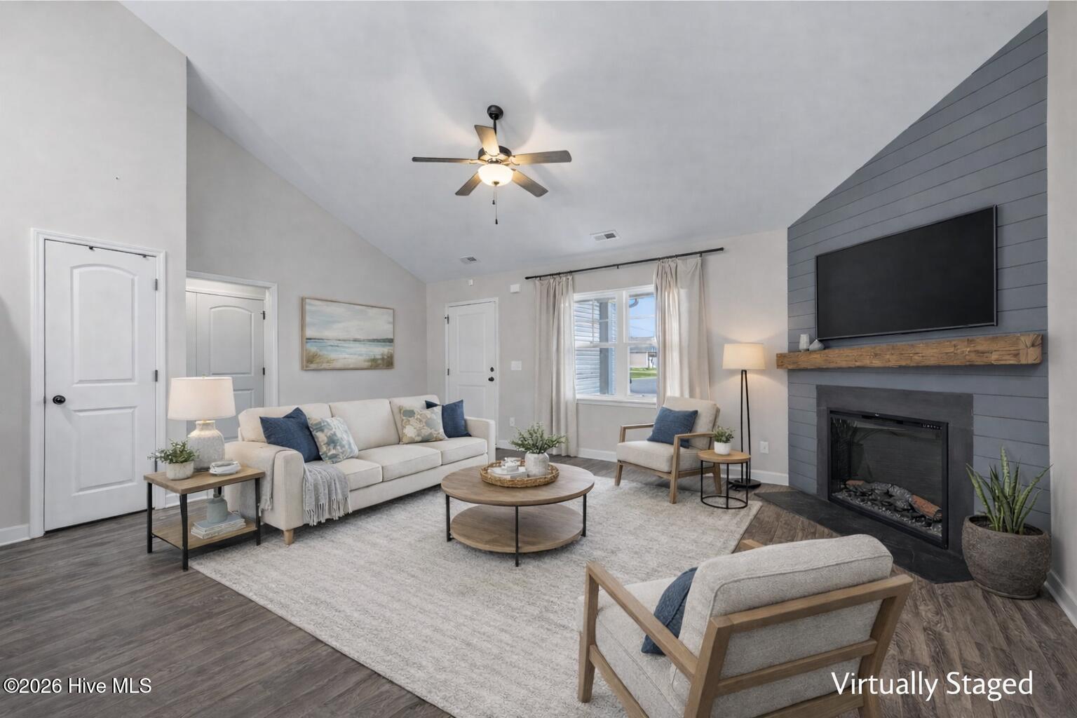 111 Anderson Avenue Holly Ridge, NC 28445 - Photo 5 of 29 Living Room - Virtually Staged