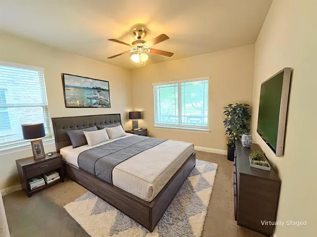 a view of a room with shelf on the wall