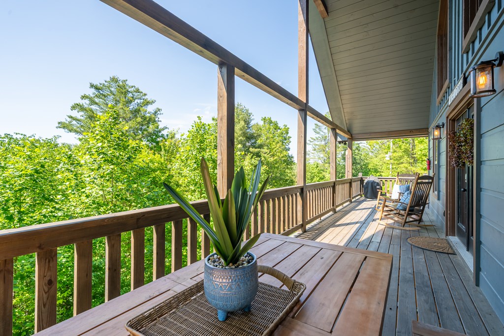42 Old Jerusalem Road Morganton, GA 30560 - Photo 2 of 61 a view of balcony with wooden floor