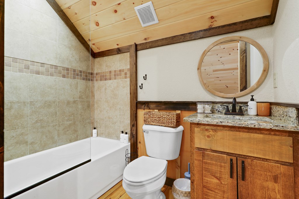 42 Old Jerusalem Road Morganton, GA 30560 - Photo 22 of 61 a bathroom with a toilet a sink and a mirror