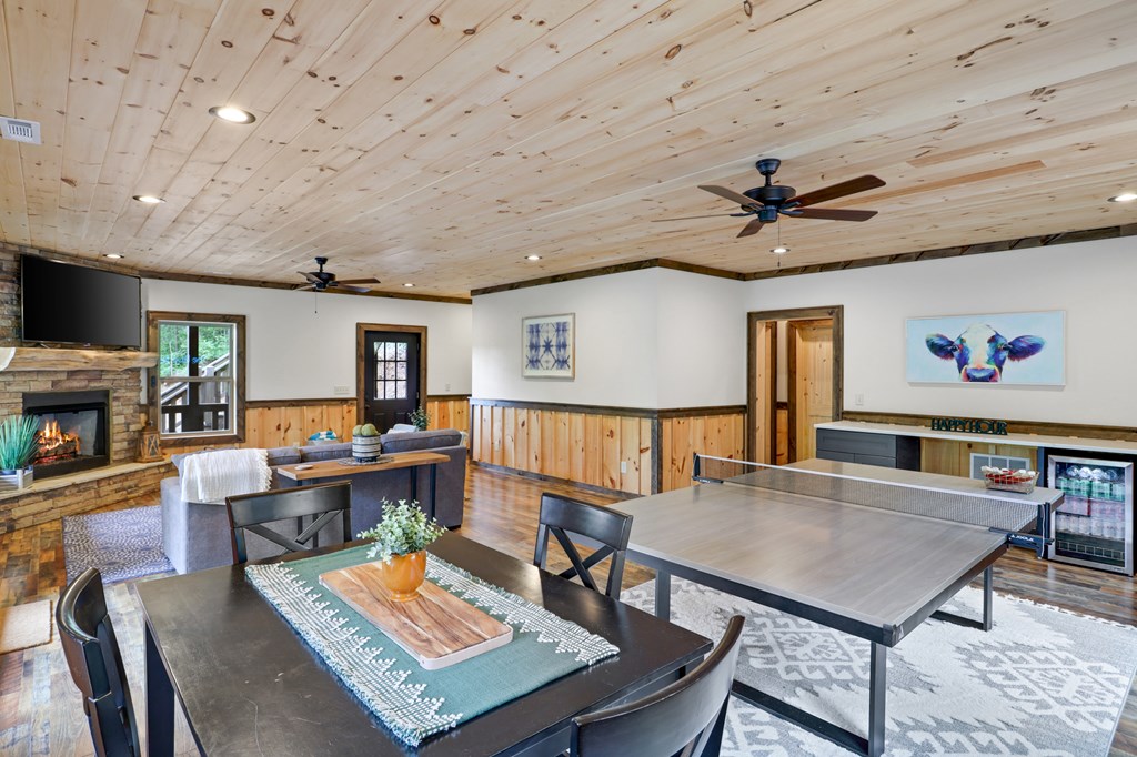 42 Old Jerusalem Road Morganton, GA 30560 - Photo 36 of 61 a living room with furniture a flat screen tv and a table
