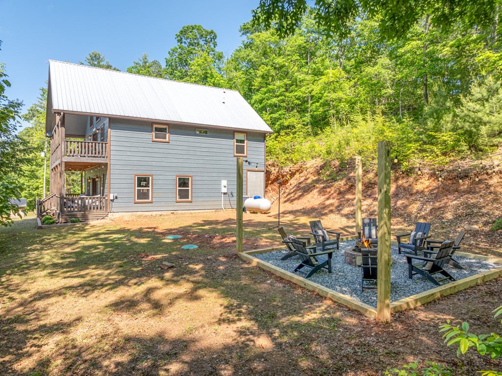 42 Old Jerusalem Road Morganton, GA 30560 - Photo 53 of 61 a view of a house with basketball court