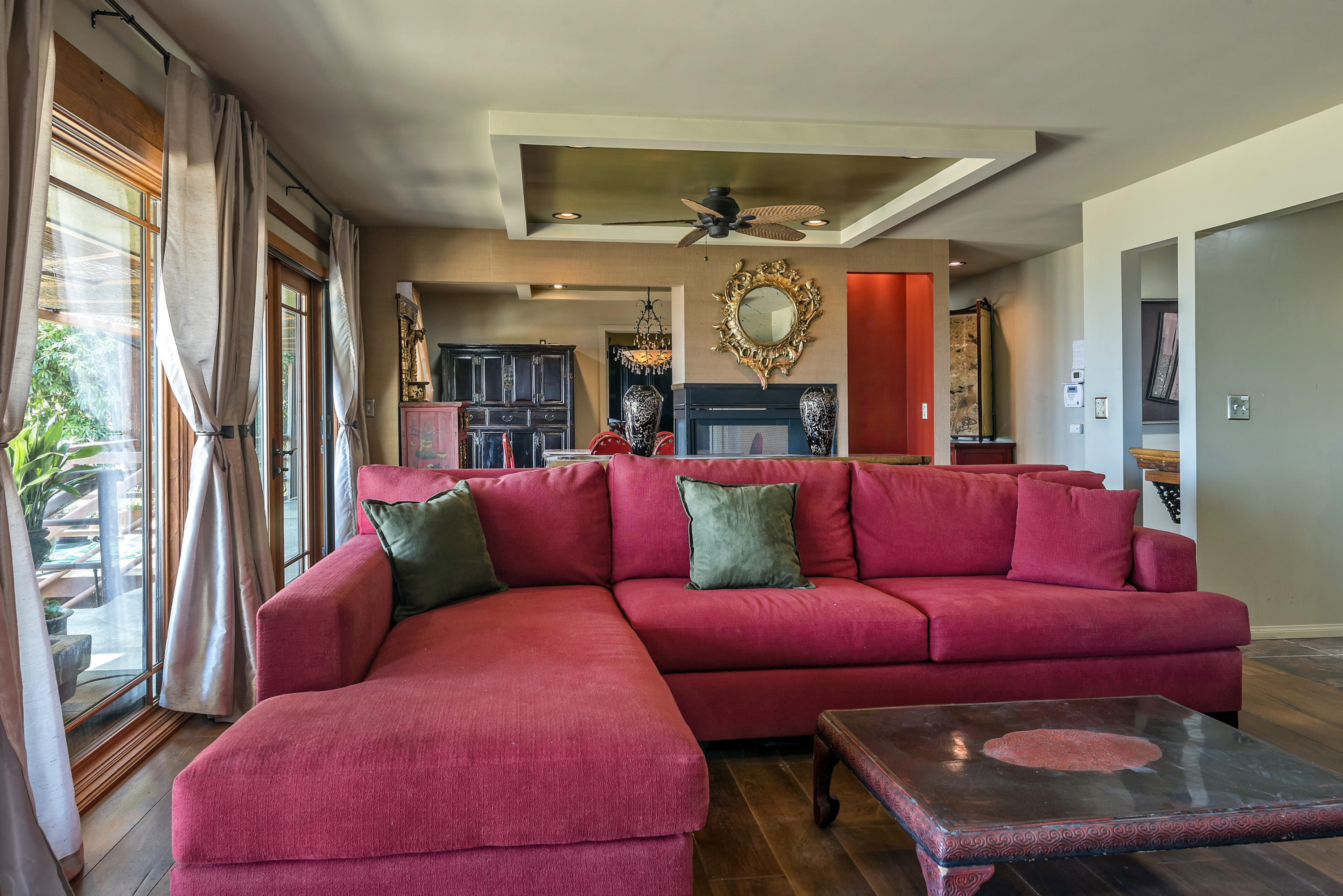 982 Jimeno Road Santa Barbara, CA 93103 - Photo 5 of 6 a living room with furniture and a large window