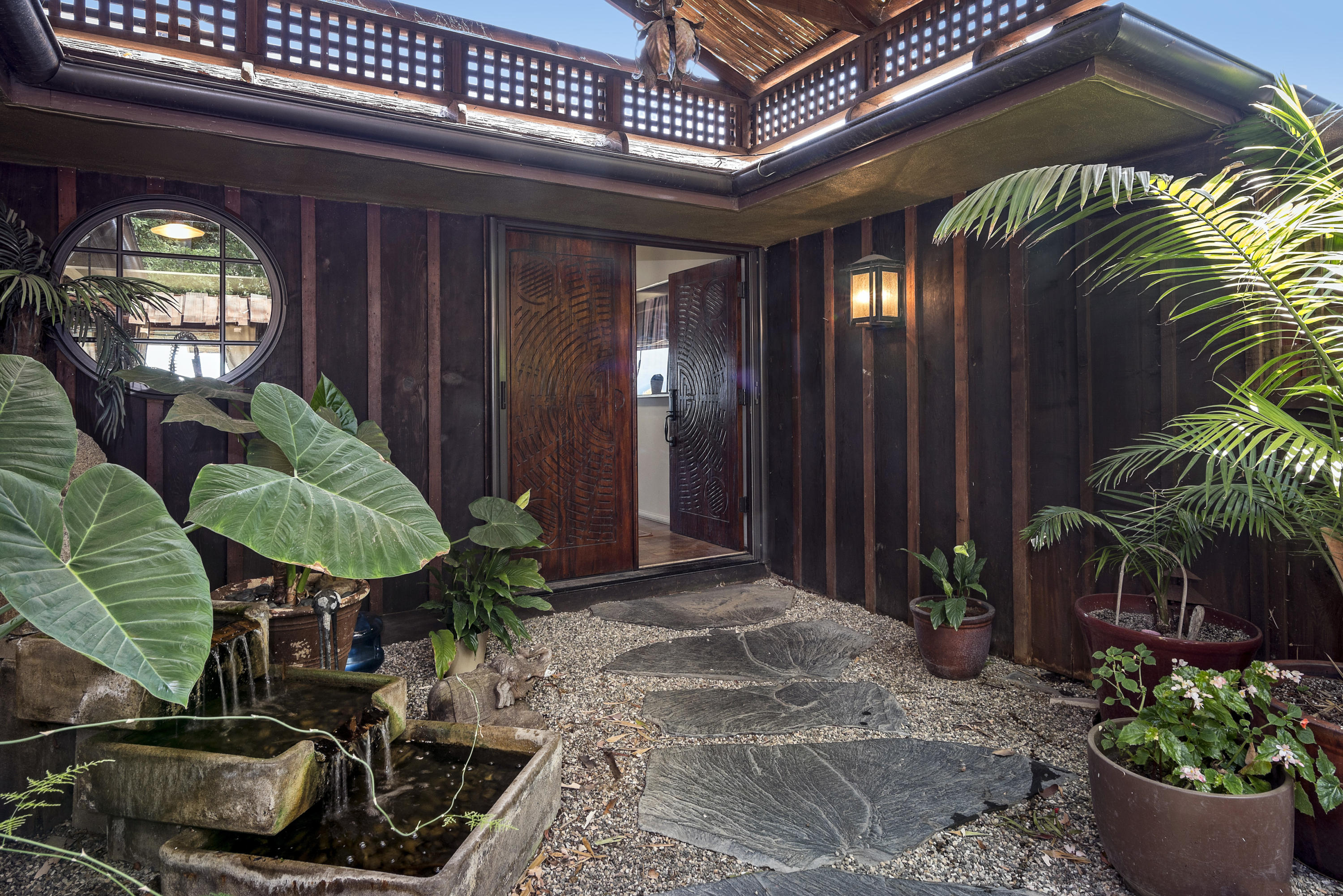 982 Jimeno Road Santa Barbara, CA 93103 - Photo 6 of 6 a view of a porch with potted plants