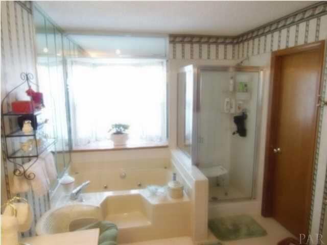 520 Turnberry Road Cantonment, FL 32533 - Photo 15 of 25 Master Bath Whirlpool Tub & Separate Shower