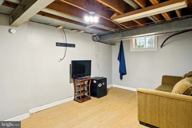 a room with furniture and a flat screen tv