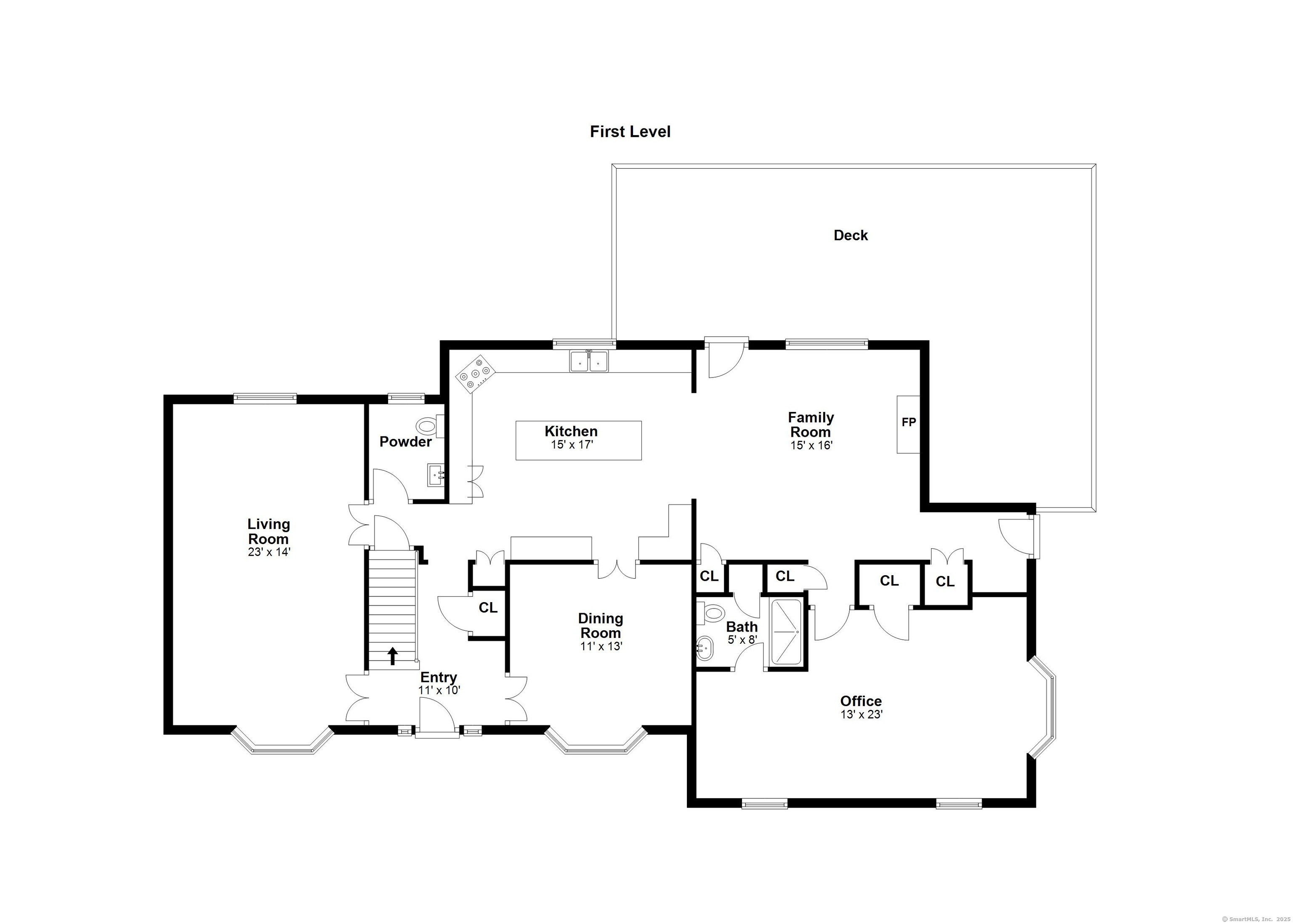 41 Calvin Road Wilton, CT 06897 - Photo 32 of 34 a picture of floor plan